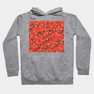 Red Origami Flowers Hoodie